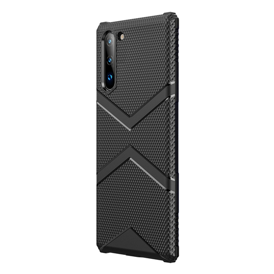 Microsonic Samsung Galaxy Note 10 Kılıf Diamond Shield Siyah