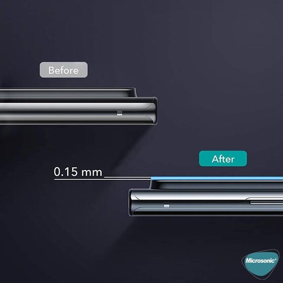 Microsonic Samsung Galaxy Note 20 Ultra Kamera Lens Koruma Camı V2 Siyah