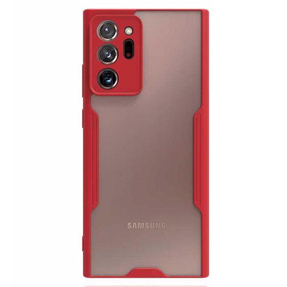 Microsonic Samsung Galaxy Note 20 Ultra Kılıf Paradise Glow Kırmızı