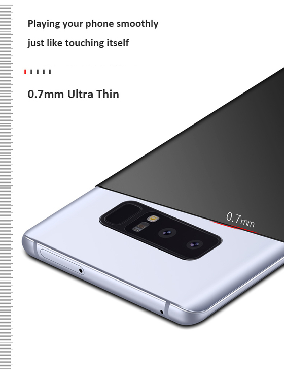 Microsonic Samsung Galaxy Note 8 Kılıf Premium Slim Lacivert