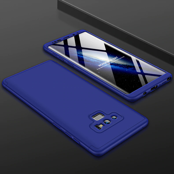 Microsonic Samsung Galaxy Note 9 Kılıf Double Dip 360 Protective Lacivert