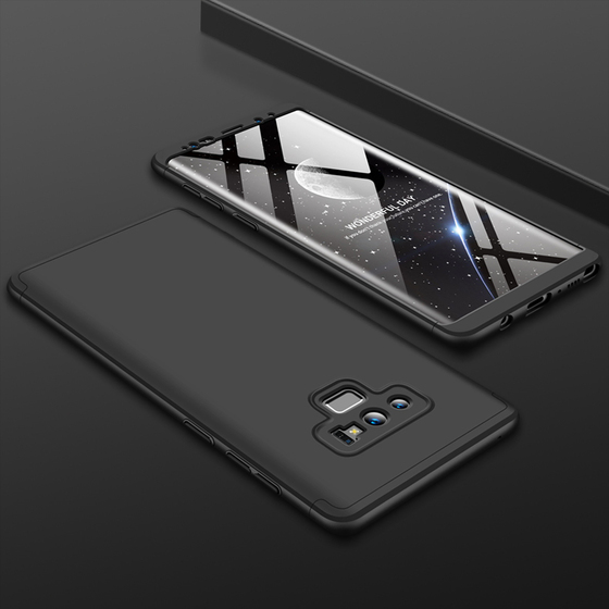 Microsonic Samsung Galaxy Note 9 Kılıf Double Dip 360 Protective Siyah