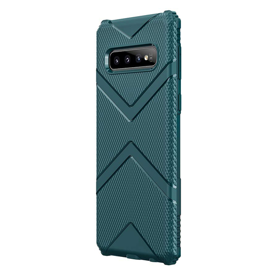 Microsonic Samsung Galaxy S10 Kılıf Diamond Shield Yeşil