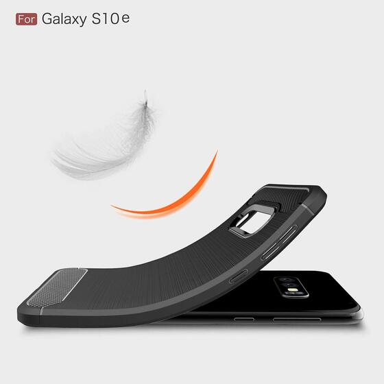Microsonic Samsung Galaxy S10e Kılıf Room Silikon Siyah
