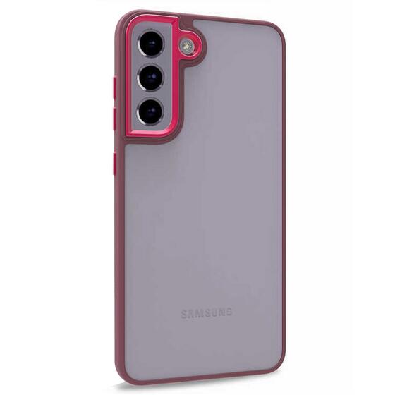 Microsonic Samsung Galaxy S21 FE Kılıf Bright Planet Kırmızı
