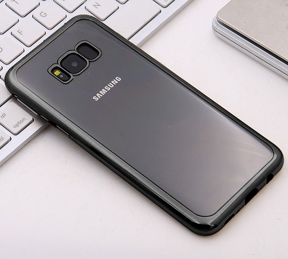 Microsonic Samsung Galaxy S8 Kılıf Flexi Delux Siyah