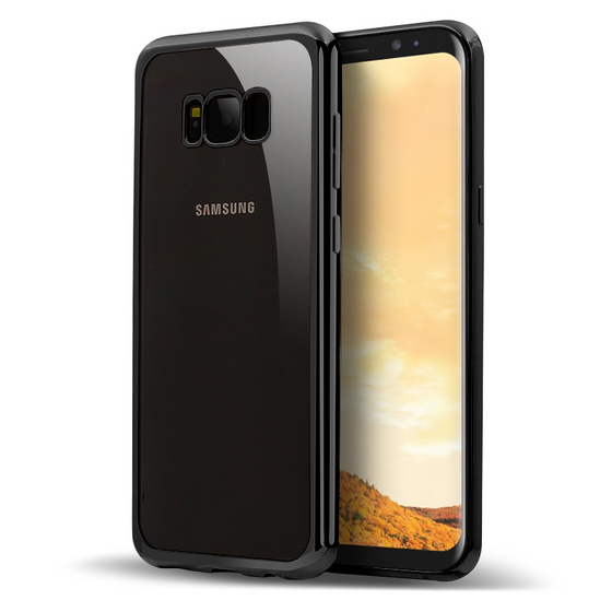 Microsonic Samsung Galaxy S8 Plus Kılıf Flexi Delux Siyah
