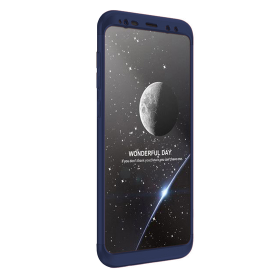 Microsonic Samsung Galaxy S9 Plus Kılıf Double Dip 360 Protective Lacivert