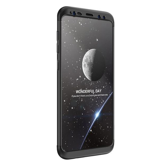 Microsonic Samsung Galaxy S9 Plus Kılıf Double Dip 360 Protective Siyah