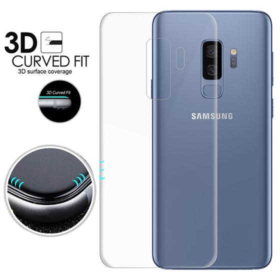 Microsonic Samsung Galaxy S9 Plus Ön + Arka Kavisler Dahil Tam Ekran Kaplayıcı Film