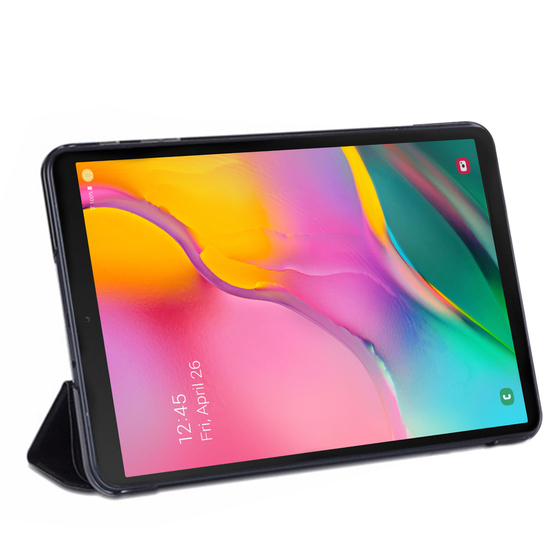 Microsonic Samsung Galaxy Tab A 10.1'' T510 Smart Case ve arka Kılıf Siyah