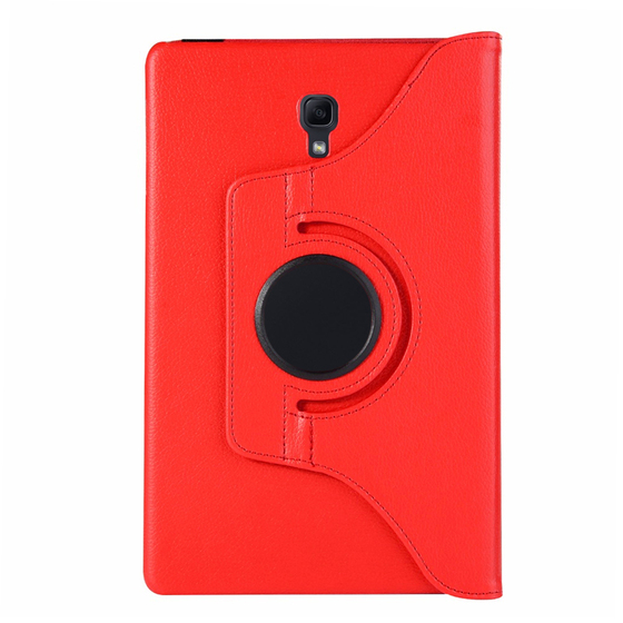 Microsonic Samsung Galaxy Tab A 10.5'' T590 Kılıf 360 Rotating Stand Deri Kırmızı