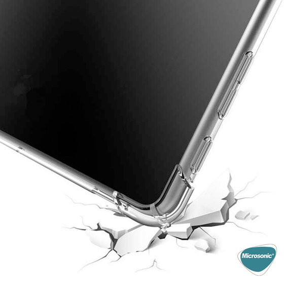 Microsonic Samsung Galaxy Tab S7 Plus T970 Kılıf Shock Absorbing Şeffaf