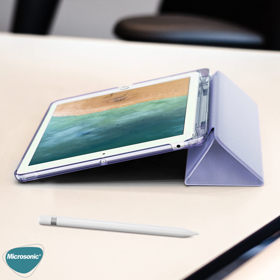 Microsonic Samsung Galaxy Tab S9 Plus X810 Kılıf Origami Pencil Koyu Yeşil