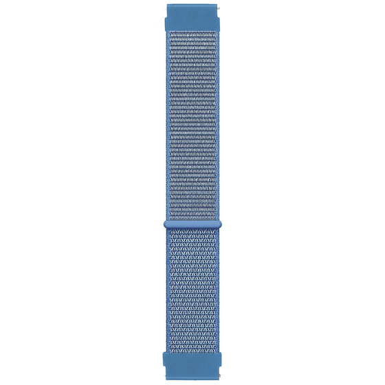 Microsonic Samsung Galaxy Watch 4 44mm Hasırlı Kordon Woven Sport Loop Mavi