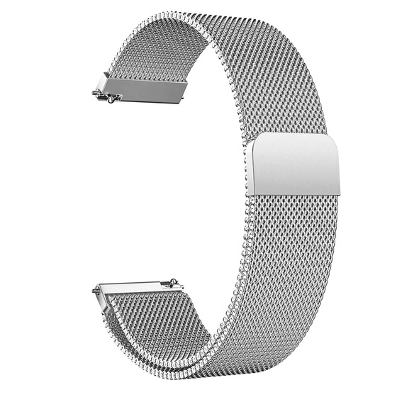 Microsonic Samsung Galaxy Watch  5 Pro 45mm Milanese Loop Kordon Gümüş
