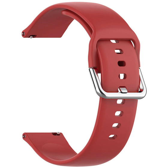 Microsonic Samsung Galaxy Watch Active Silikon Kordon Kırmızı