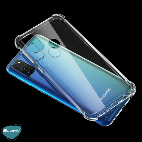 Microsonic Shock Absorbing Kılıf Samsung Galaxy M21 Şeffaf