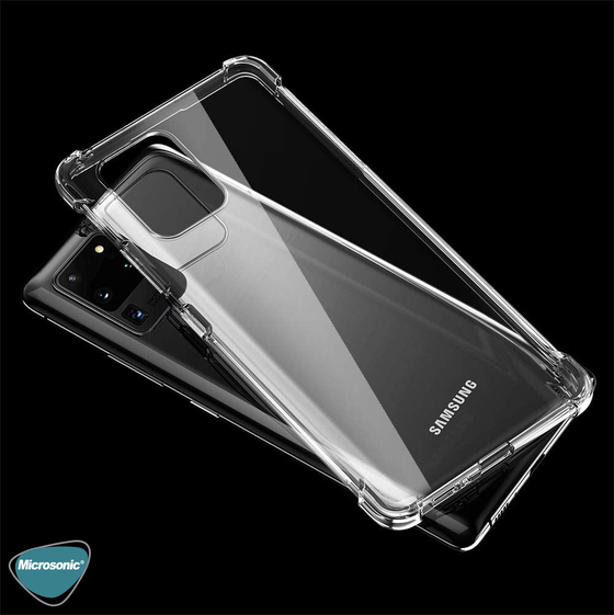 Microsonic Shock Absorbing Kılıf Samsung Galaxy S20 Ultra Şeffaf