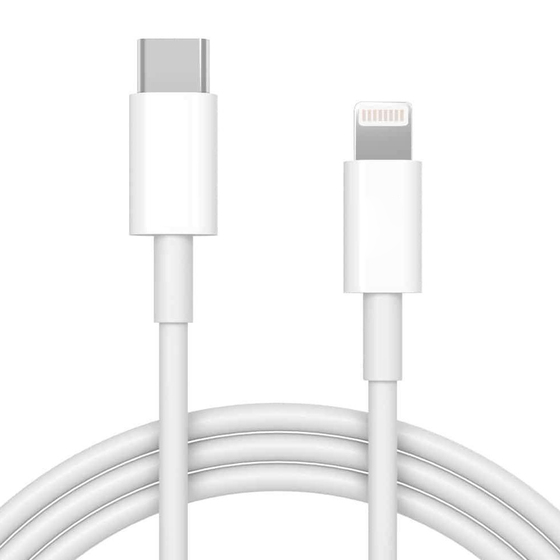 Microsonic Type-C to Lightning Kablo, iPhone, iPad, Macbook Typ-C - 8Pin İOS Lightning Dönüştücü Kablo Beyaz
