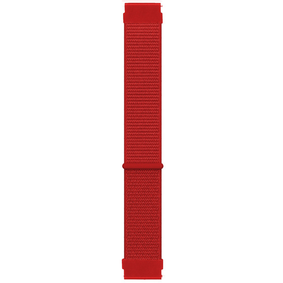 Microsonic Xiaomi Amazfit GTS Hasırlı Kordon Woven Sport Loop Kırmızı