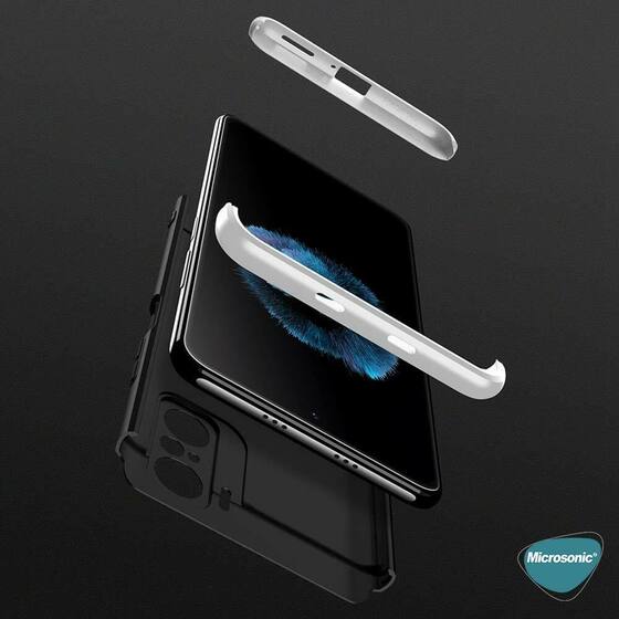 Microsonic Xiaomi Mi 11i Kılıf Double Dip 360 Protective Mavi