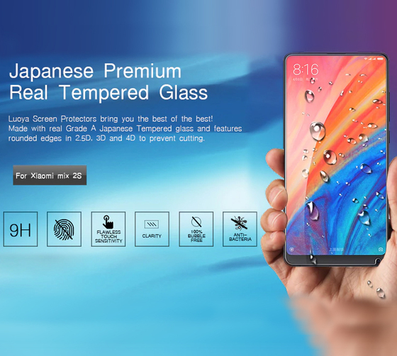 Microsonic Xiaomi Mi Mix 2S Temperli Cam Ekran Koruyucu