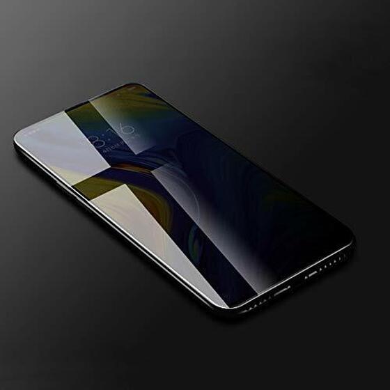 Microsonic Xiaomi Mi Mix 3 Privacy 5D Gizlilik Filtreli Cam Ekran Koruyucu Siyah