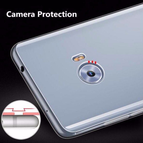 Microsonic Xiaomi Mi Note 2 Kılıf Transparent Soft Beyaz