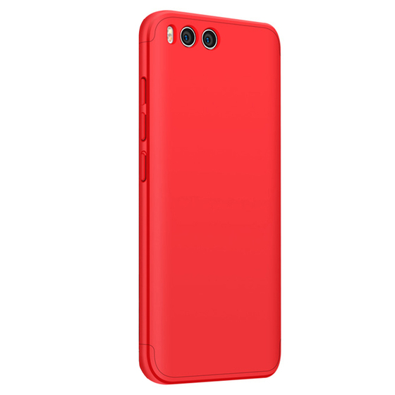 Microsonic Xiaomi Mi Note 3 Kılıf Double Dip 360 Protective Kırmızı
