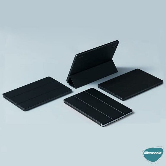 Microsonic Xiaomi Mi Pad 5 Smart Case ve arka Kılıf Siyah
