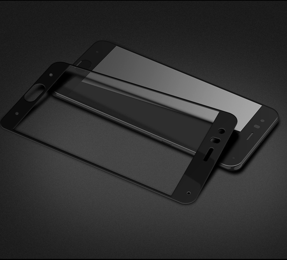 Microsonic Xiaomi Mi6 3D Kavisli Temperli Cam Ekran koruyucu Kırılmaz Film Siyah