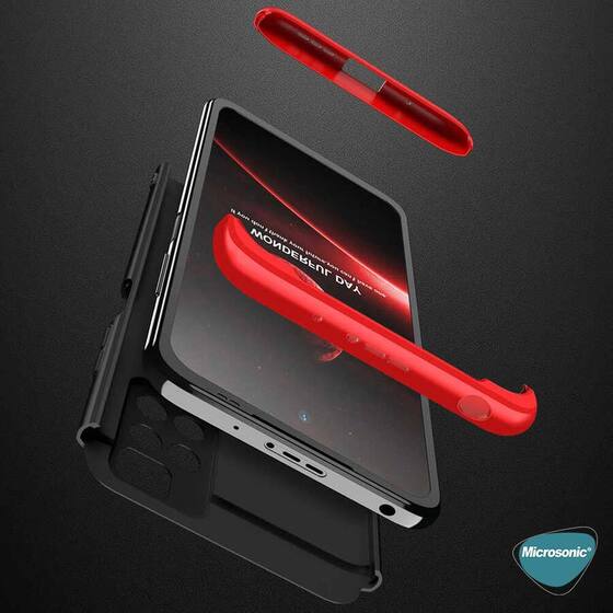 Microsonic Xiaomi Redmi 10 2022 Kılıf Double Dip 360 Protective Mavi