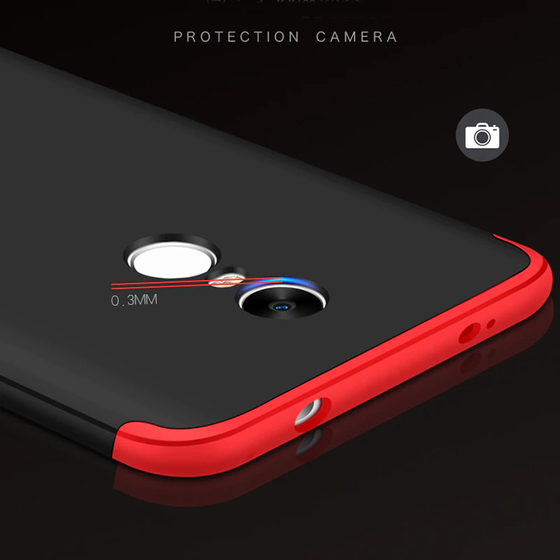 Microsonic Xiaomi Redmi Note 4X Kılıf Double Dip 360 Protective Gold