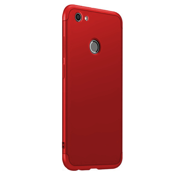 Microsonic Xiaomi Redmi Note 5A Prime Kılıf Double Dip 360 Protective Kırmızı
