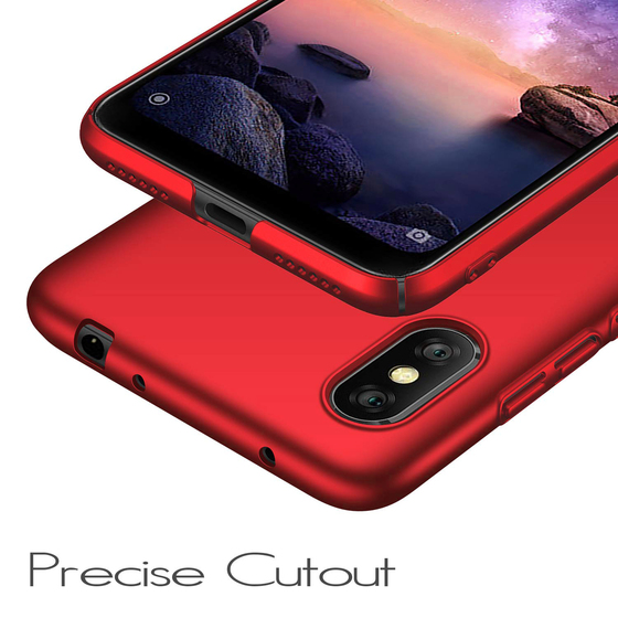 Microsonic Xiaomi Redmi Note 6 Pro Kılıf Premium Slim Kırmızı