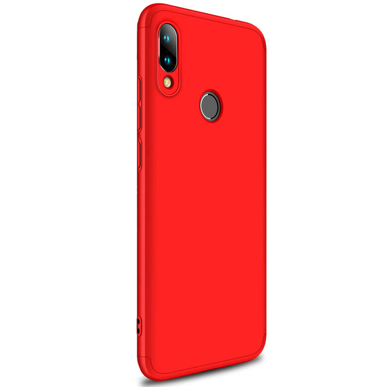 Microsonic Xiaomi Redmi Note 7 Kılıf Double Dip 360 Protective Kırmızı