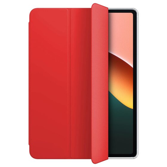 Microsonic Xiaomi Redmi Pad Kılıf Slim Translucent Back Smart Cover Kırmızı