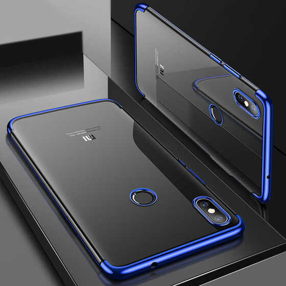 Microsonic Xiaomi Redmi S2 Kılıf Skyfall Transparent Clear Mavi