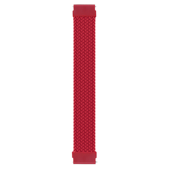 Microsonic Xiaomi Watch 2 Kordon, (Medium Size, 155mm) Braided Solo Loop Band Kırmızı