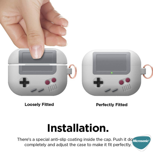 Microsonic AirPods 1. Nesil / 2. Nesil Kılıf Cartoon Figürlü Silikon Nintendo Switch