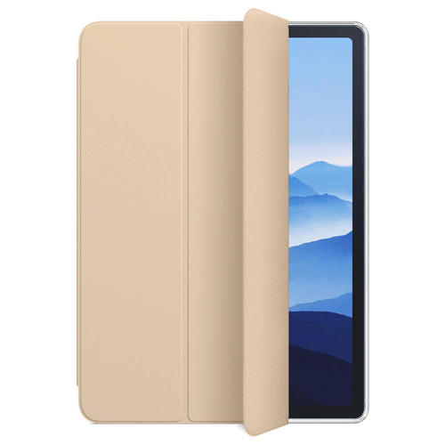 Microsonic Apple iPad Air 4 (2020) Kılıf Slim Translucent Back Smart Cover Gold