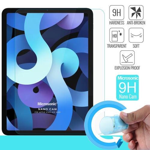 Microsonic Apple iPad Air 4 (2020) Nano Glass Cam Ekran Koruyucu
