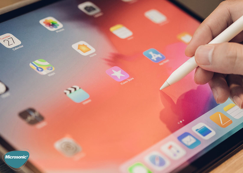 Microsonic Apple iPad Air 5.Nesil 2022 Kılıf (A2588-A2589-A2591) Tam Kaplayan Ekran Koruyucu Siyah