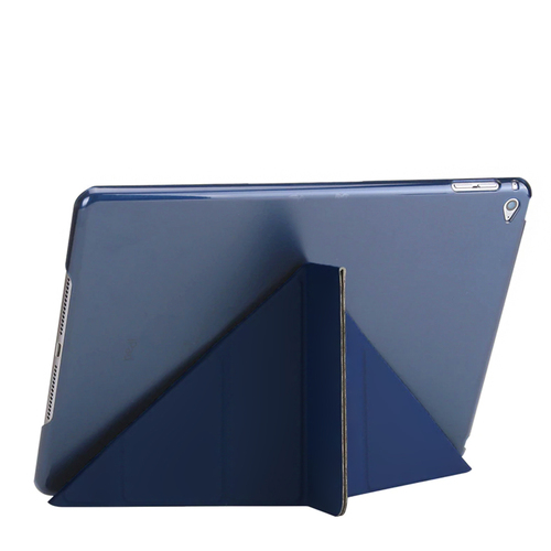 Microsonic Apple iPad Mini 4 (A1538-A1550) Folding Origami Design Kılıf Lacivert