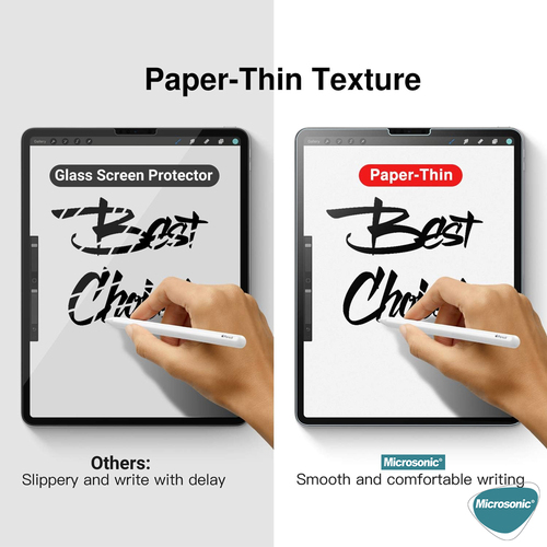Microsonic Apple iPad Mini 6 2021 (A2567-A2568-A2569) Paper Feel Kağıt Dokulu Mat Ekran Koruyucu