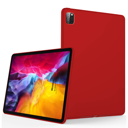 Microsonic Apple iPad Pro 11'' 2020 2.Nesil Kılıf, (A2228-A2068-A2230) Matte Silicone Kırmızı