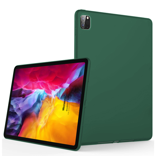 Microsonic Apple iPad Pro 12.9'' 2020 4.Nesil Kılıf, (A2229-A2069-A2232) Matte Silicone Yeşil