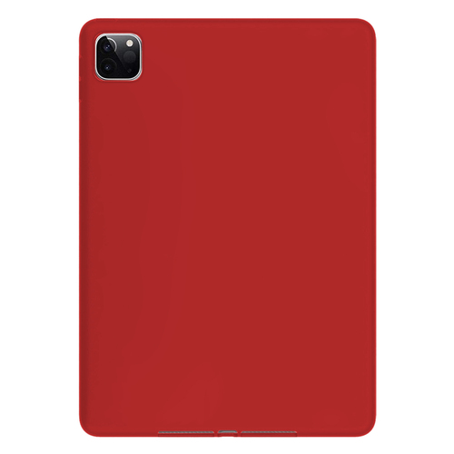 Microsonic Apple iPad Pro 12.9'' 2021 5. Nesil Kılıf (A2378-A2461-A2379-A2462) Matte Silicone Kırmızı