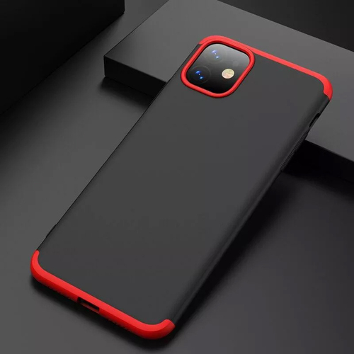 Microsonic Apple iPhone 11 (6.1'') Kılıf Double Dip 360 Protective Kırmızı